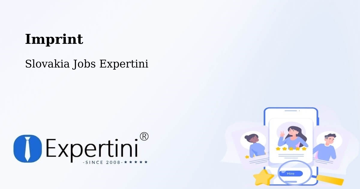 Imprint – Ilava - Slovakia Jobs Expertini