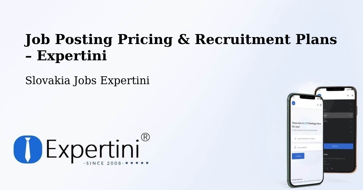 Job Posting Pricing & Recruitment Plans – Ilava - Ilava, Slovakia Jobs Expertini